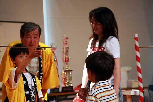 子ども行司の さかもと ゆうすけ くん