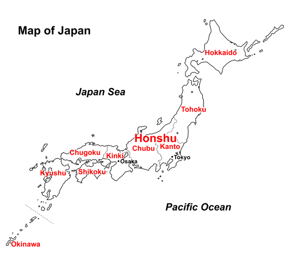 Map of Japan